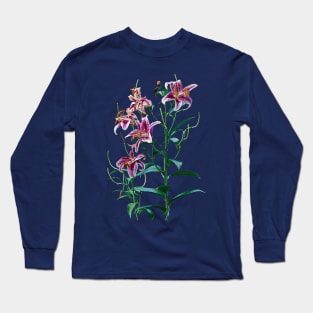 Stargazer Lily Plants Long Sleeve T-Shirt